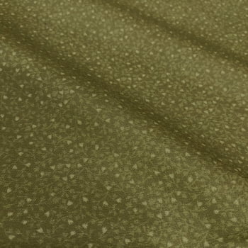 Tecido Tricoline Digital Micro Folhas Verde Tecido Tricoline Digital Micro Folhas Verde