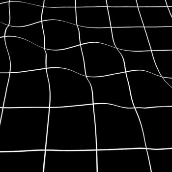 Tecido Tricoline Padrão Grande Grid Preto Tecido Tricoline Padrão Grande Grid Preto