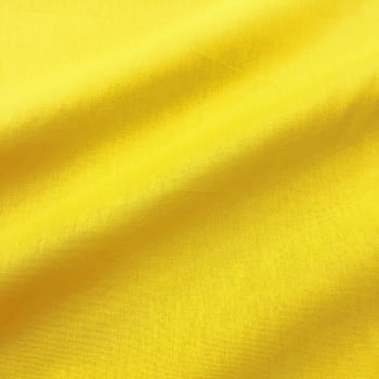 Tecido Tricoline Liso Amarelo