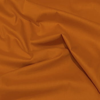 Tecido Tricoline Liso Laranja Escuro