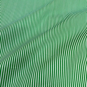 Tecido Tricoline Listras Pequena Verde Bandeira Tecido Tricoline Listras Pequena Verde Bandeira