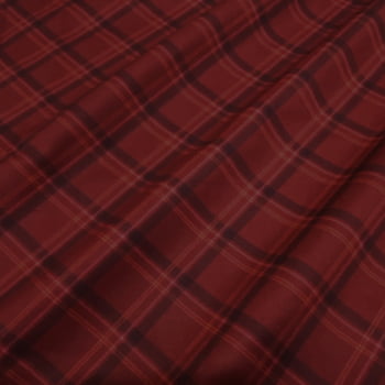 Tecido Tricoline Digital Xadrez Grande Diagonal Vermelho Natal Tecido Tricoline Digital Xadrez Grande Diagonal Vermelho Natal
