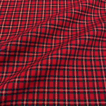 Tecido Tricoline Fio Tinto Xadrez Natal Médio
