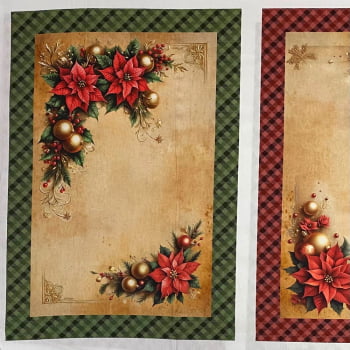 Tecido Tricoline Digital Natal Painel Jogo Americano Flores Bico de Papagaio Verde Vermelho Tecido Tricoline Digital Natal Painel Jogo Americano Flores Bico de Papagaio Verde Vermelho