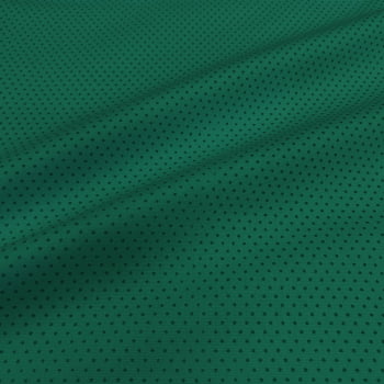 Tecido Tricoline Poa Micro Verde Petróleo Tom Sobre Tom (Basics & Colors)  