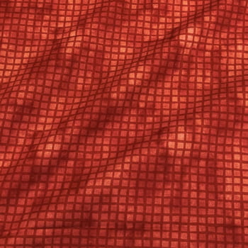 Tecido Tricoline Digital Ladrilhos Vermelho Coleção Frutas Vermelhas 