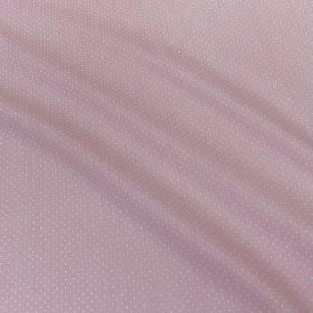 Tecido Tricoline Mini Poa Rosa Bebe