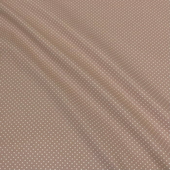 Tecido Tricoline Mini Poa Rose Escuro