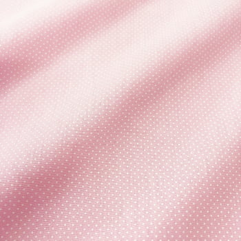 Tecido Tricoline Micro Poá Preto Fundo Rosa-Pink - All Magazine