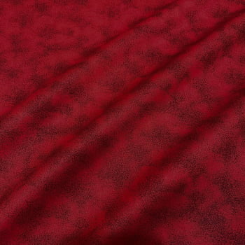 Tecidos Tricoline Poeirinha Vermelho Vivo Rimatex