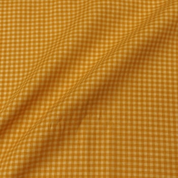Tecido Tricoline Xadrez Amarelo Chedar Tom Sobre Tom (Basics & Colors) Tecido Tricoline Xadrez Amarelo Chedar Tom Sobre Tom (Basics & Colors)