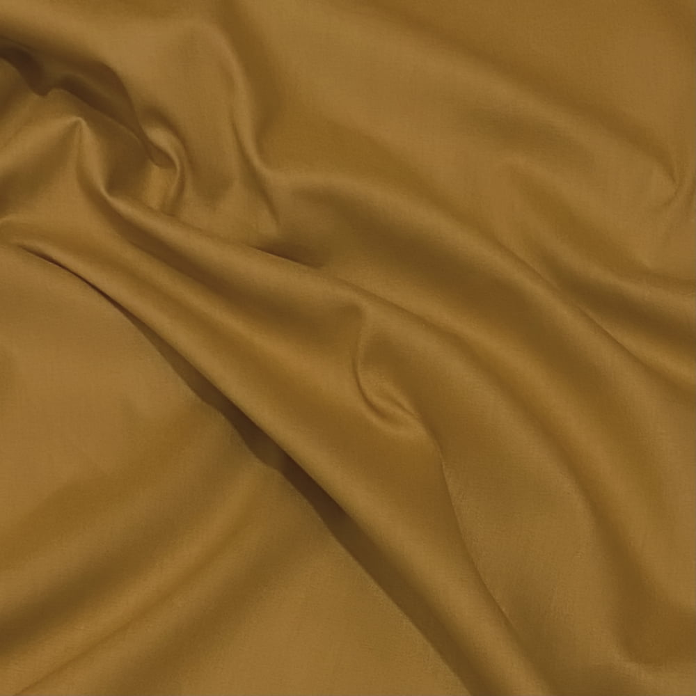 Tecido Tricoline Liso Amarelo Ocre