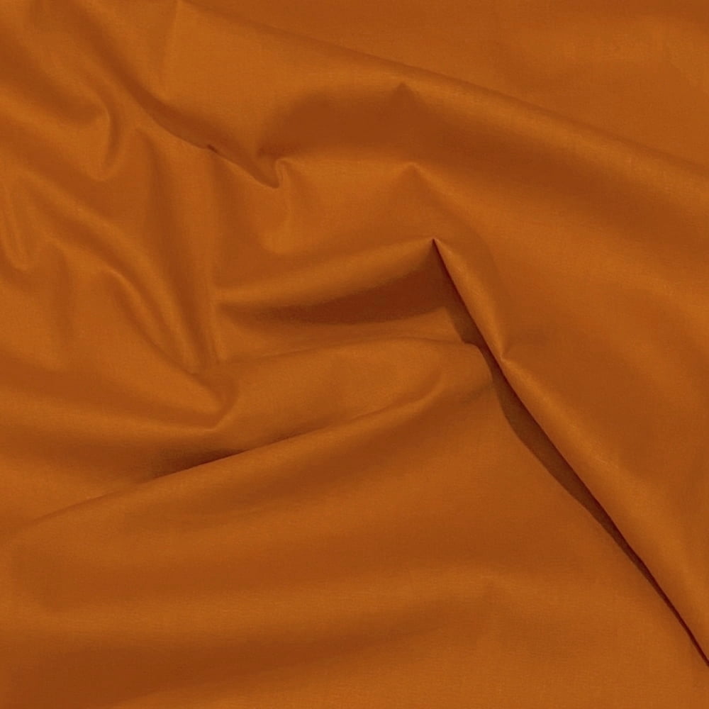 Tecido Tricoline Liso Laranja Escuro