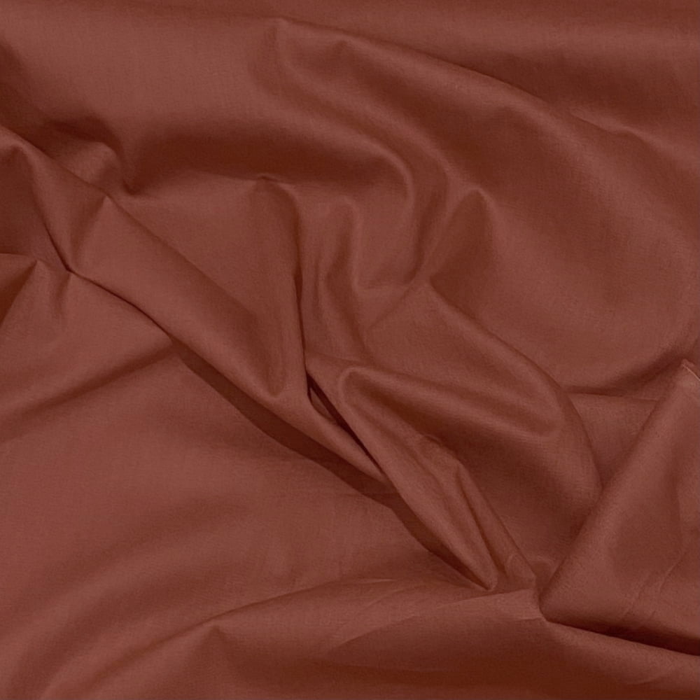 Tecido Tricoline Liso Terracota Frio