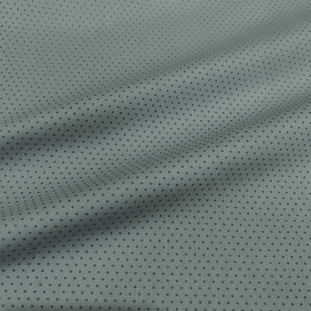 Tecido Tricoline Poa Micro Cinza Medio Tom Sobre Tom (Basic & Colors) 