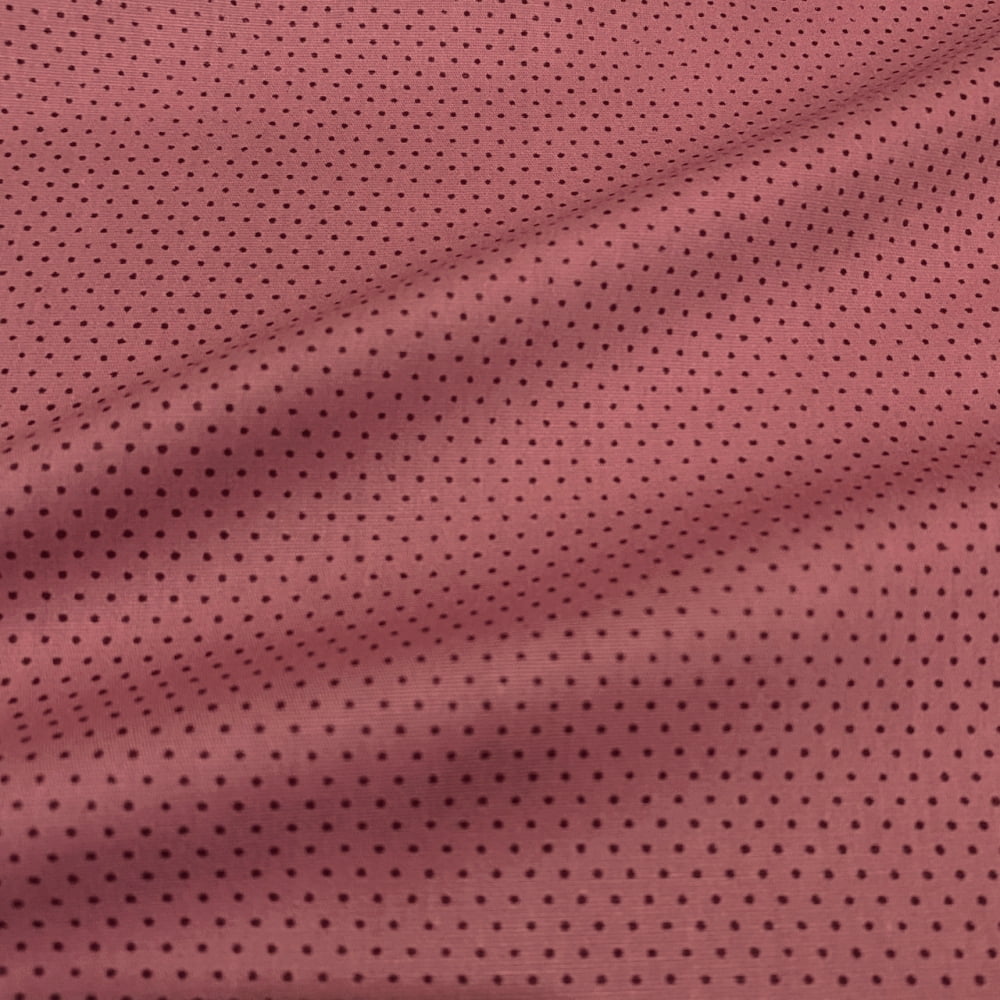 Tecido Tricoline Poa Micro Rose Escuro Tom Sobre Tom (Basics & Colors)