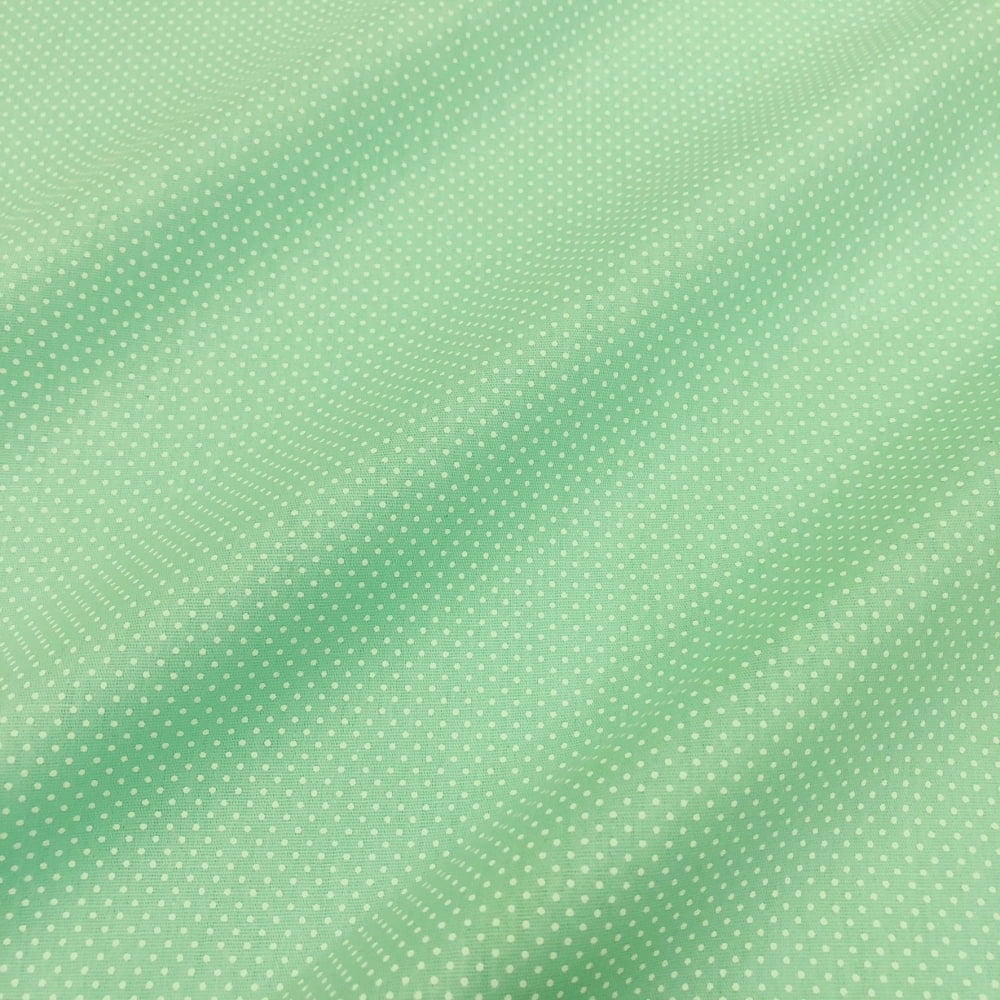 Tecido Tricoline Poa Micro Verde Primavera
