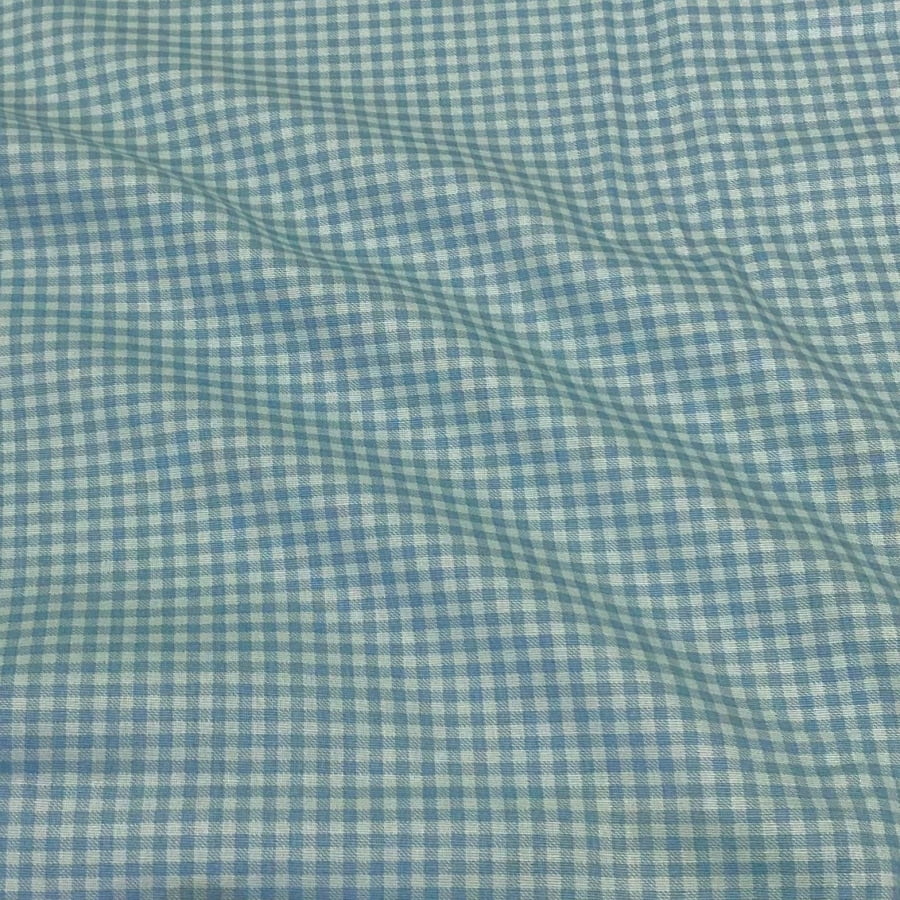 Tecido Tricoline Xadrez Azul Seco Tom Sobre Tom (Basics & Colors)