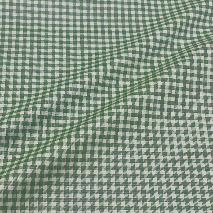 Tecido Tricoline Xadrez Verde Seco Tom Sobre Tom (Basics & Colors) 