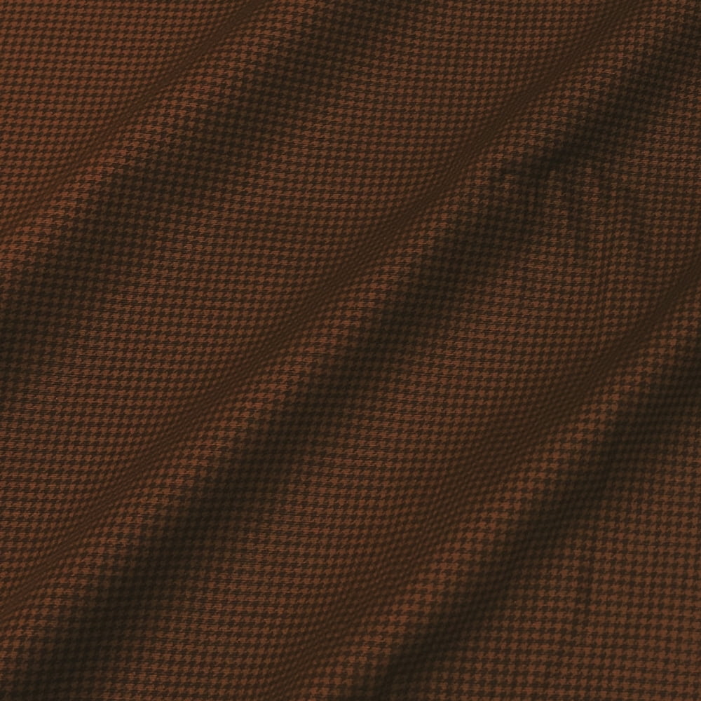 Tecido Tricoline Pied de Poule Marrom Chocolate Tom Sobre Tom (Basics & Colors)