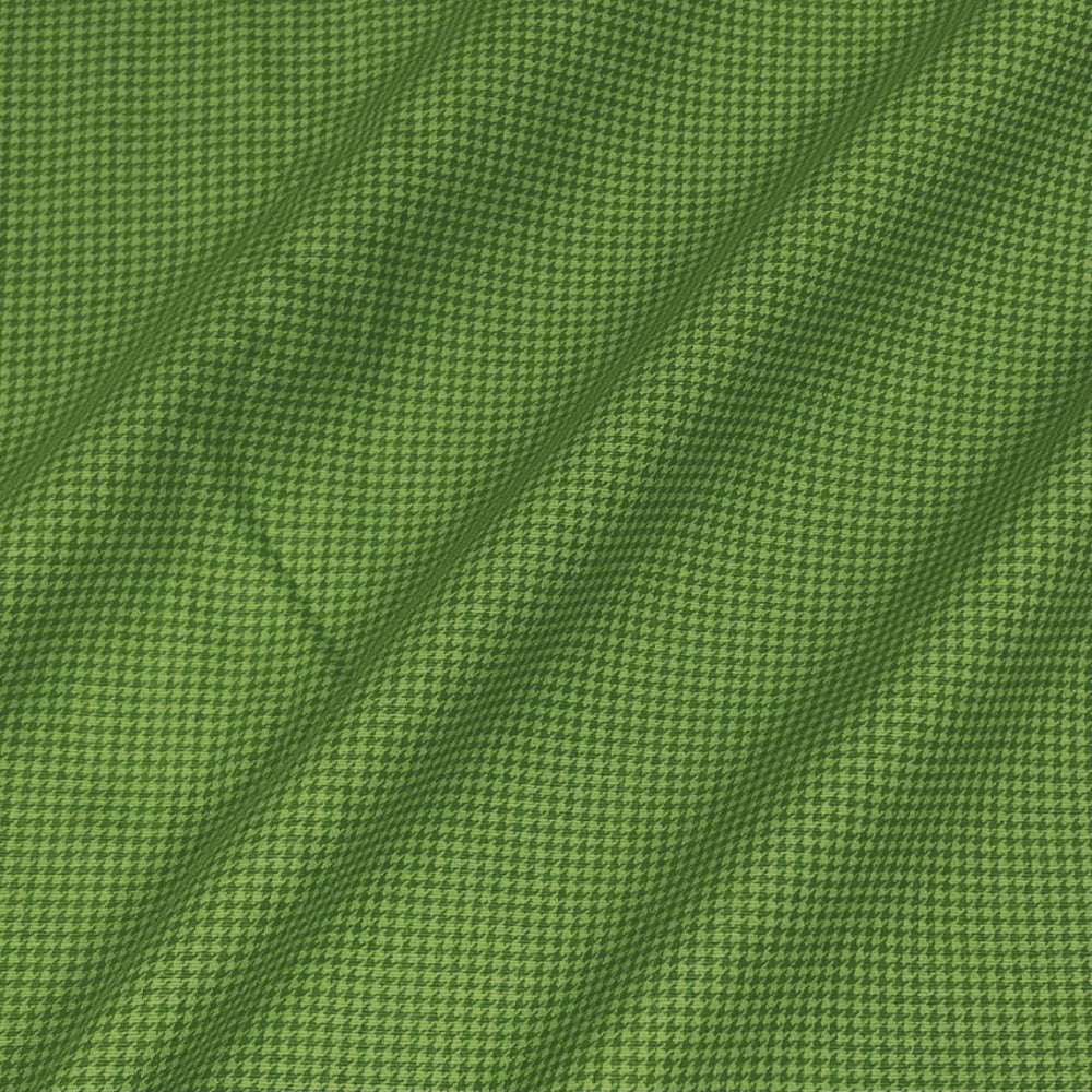 Tecido Tricoline Pied de Poule Verde Medio Tom Sobre Tom (Basics & Colors)