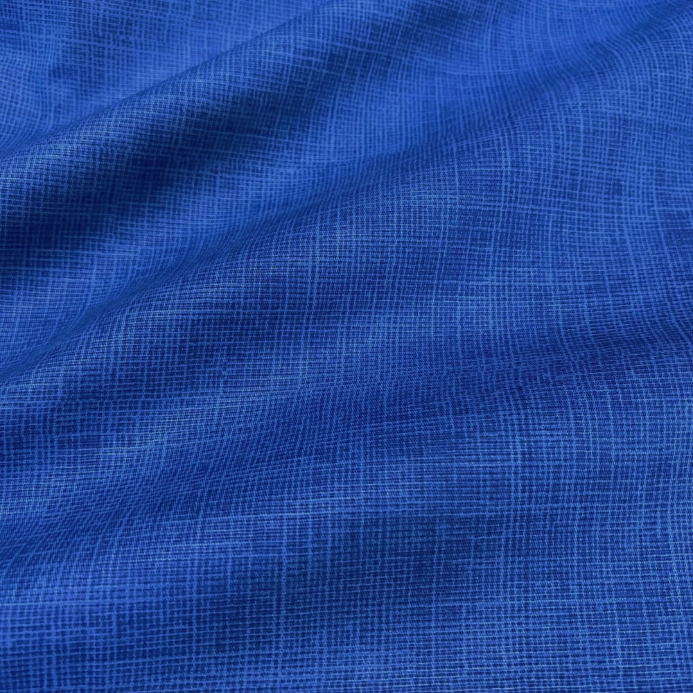 Tecido Tricoline Traminha Azul Cobalto Tom Sobre Tom (Basics & Colors) 