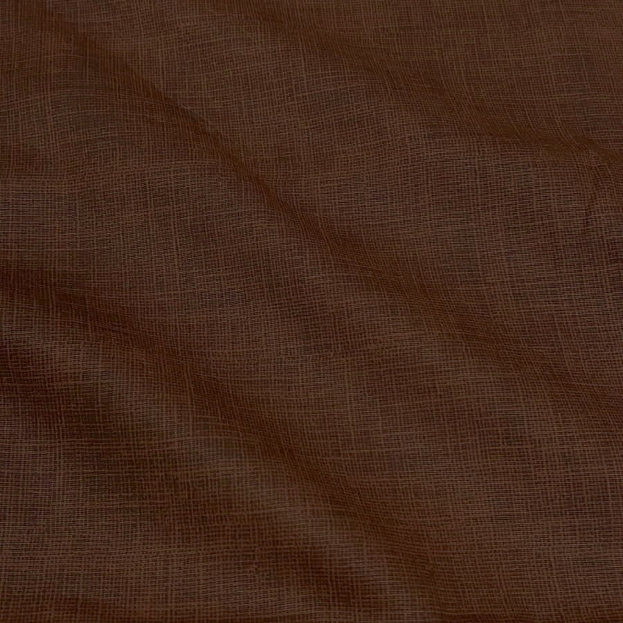Tecido Tricoline Traminha Marrom Chocolate Tom Sobre Tom (Basics & Colors)
