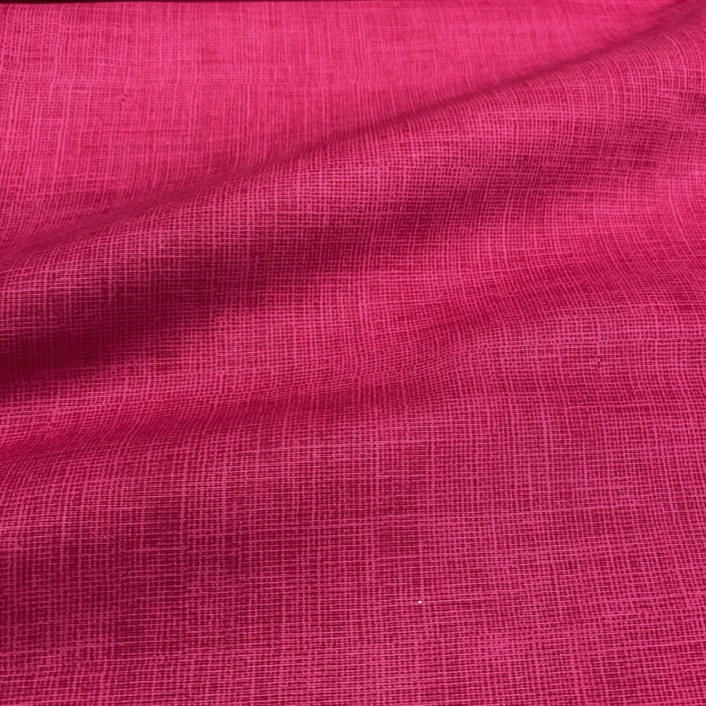 Tecido Tricoline Traminha Rosa Magenta Tom Sobre Tom (Basics & Colors)  