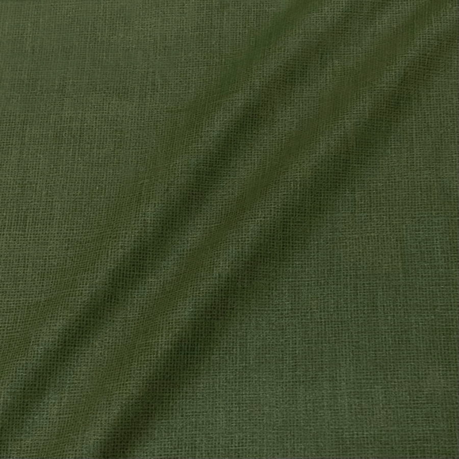 Tecido Tricoline Traminha Verde Oliva Tom Sobre Tom (Basics & Colors)