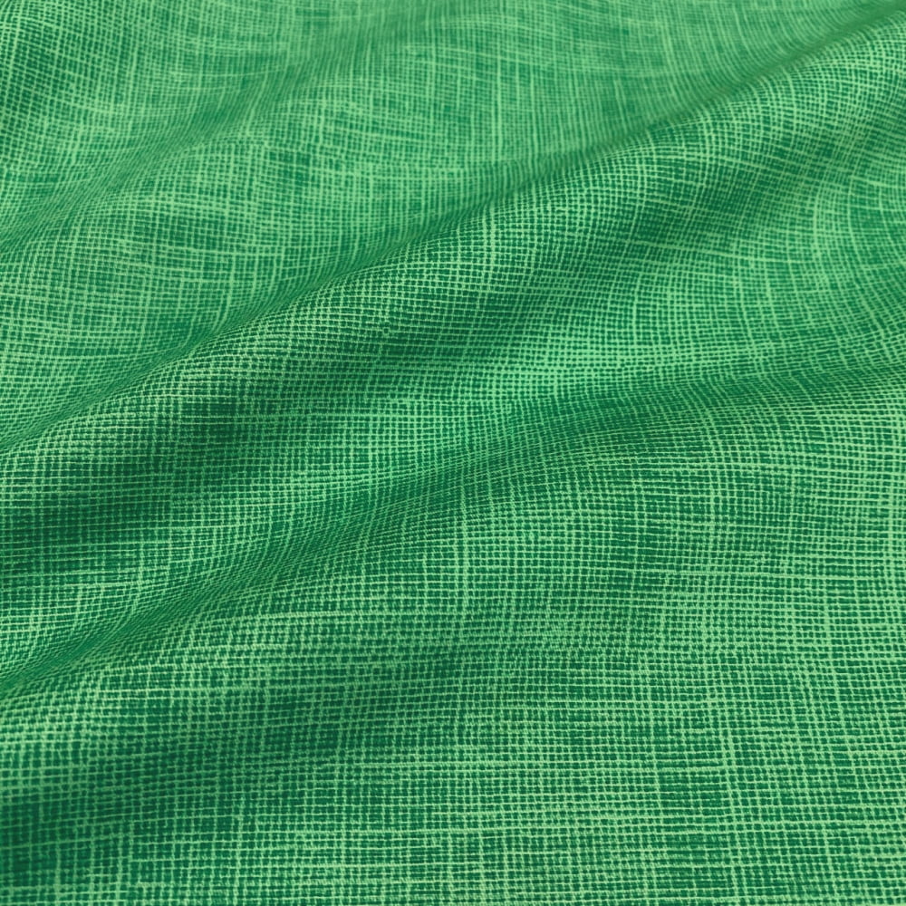 Tecido Tricoline Traminha Verde Piscina Tom Sobre Tom (Basics & Colors)