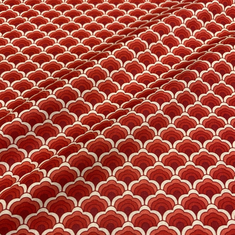 Tecido Tricoline Digital Escamas Coleção Tesouros do Oriental 