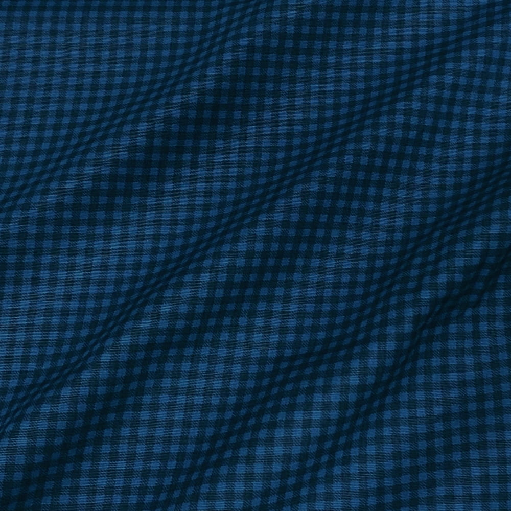 Tecido Tricoline Xadrez Azul Naval Tom Sobre Tom (Basics & Colors)