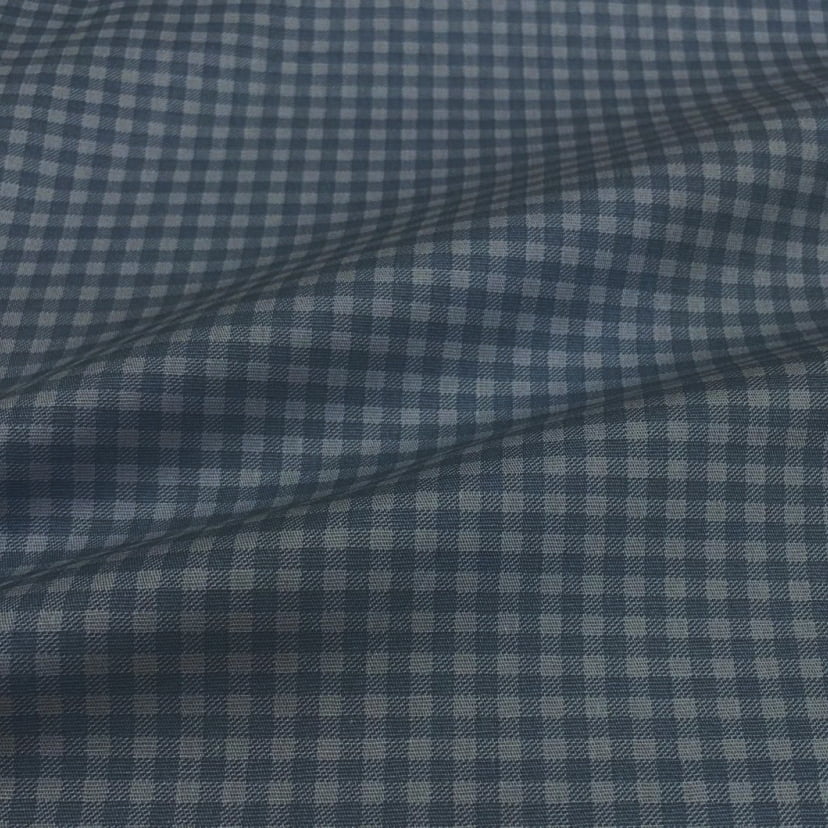 Tecido Tricoline Xadrez Cinza Medio Tom Sobre Tom (Basics & Colors) 
