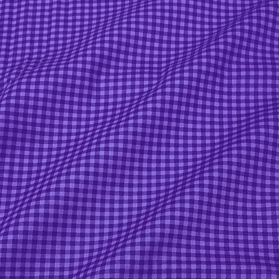 Tecido Tricoline Xadrez Roxo Violeta Tom Sobre Tom (Basics & Colors)